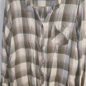 Plus size flannel